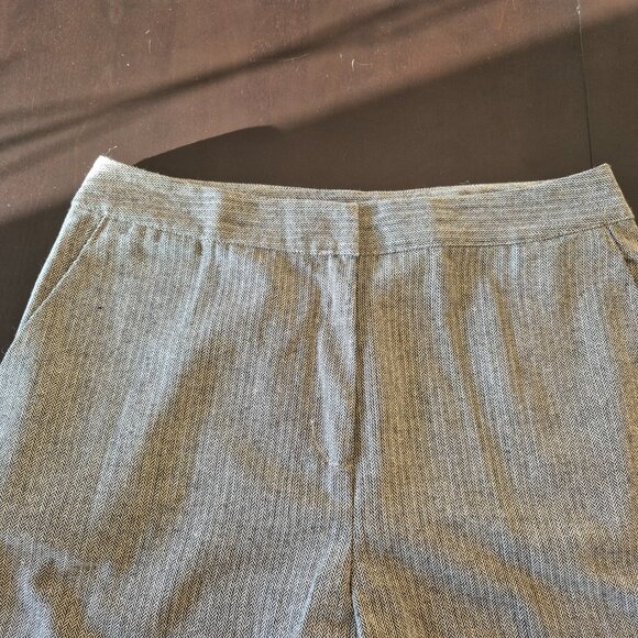 JustFab Gray Wide Leg Dress Pants - Picture 2 of 8